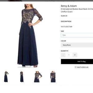 Mother of the Bride long  dress